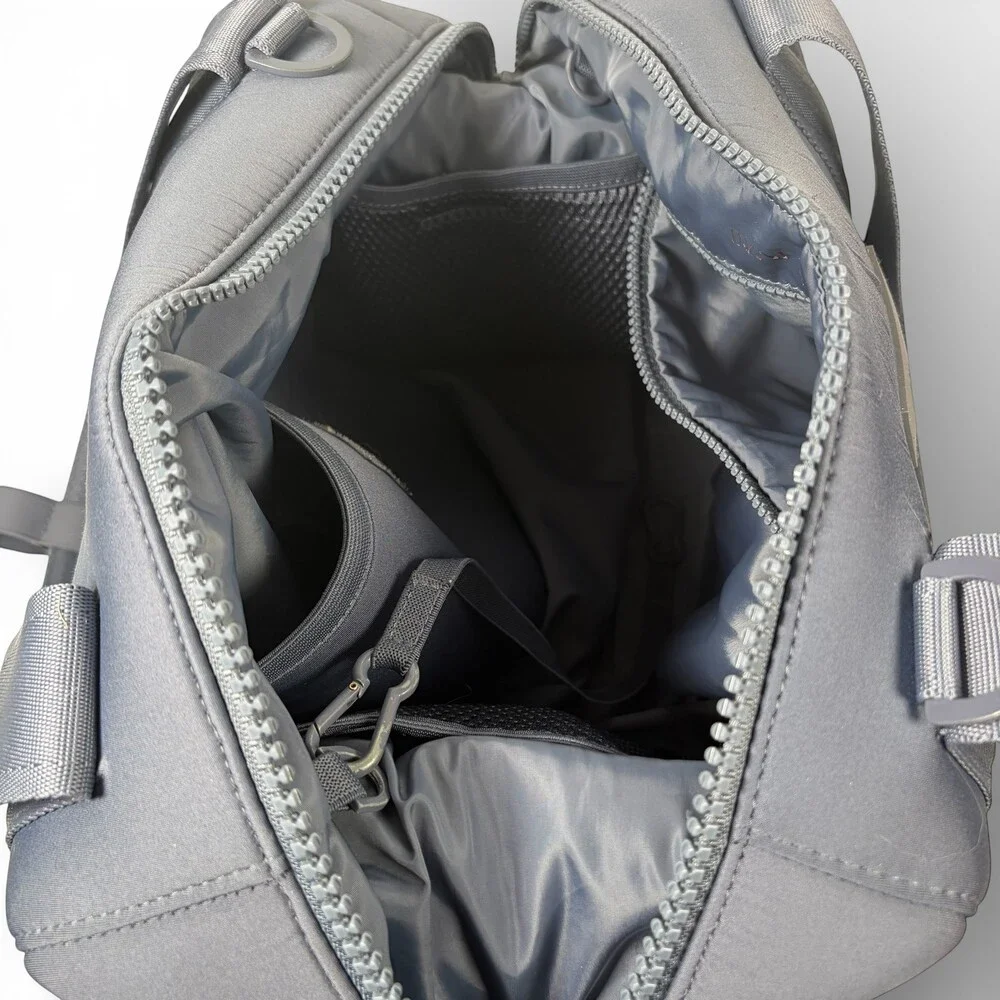 Dagne Dover Landon Carryall Neoprene Diaper Bag Dark Gray Large